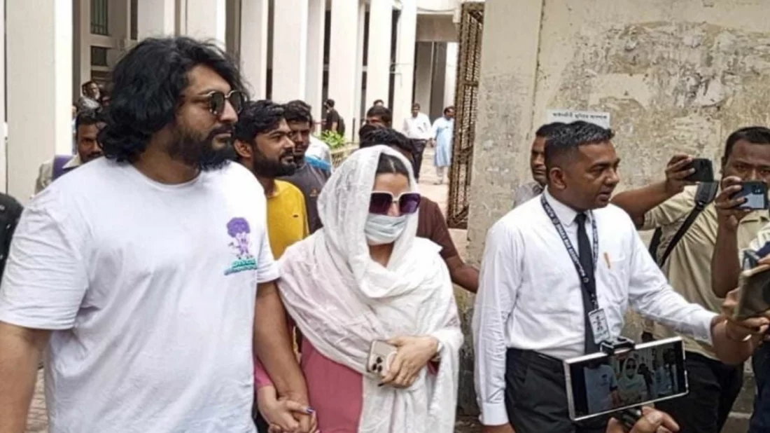 অসুস্থ হয়ে আদালত ছাড়লেন পরীমনি