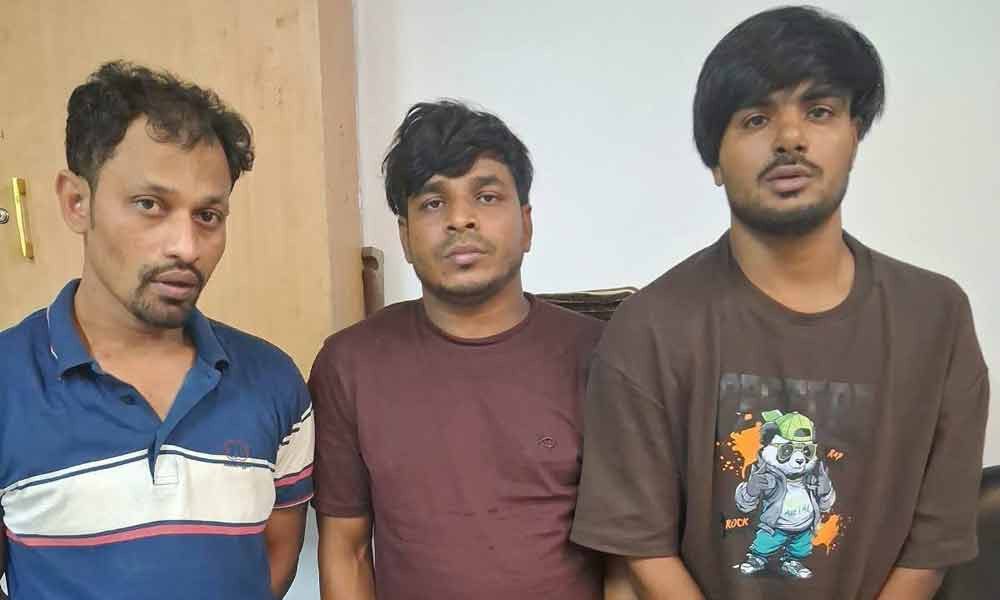 বসুন্ধরা আবাসিক এলাকা থেকে মোটরসাইকেল চোরচক্রের ৩ সদস্য আটক
