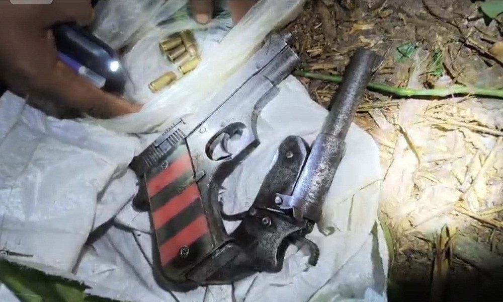 বাহারুল হত্যাকাণ্ডে ব্যবহৃত পিস্তল-গুলি-ওয়ান শ্যুটার গান উদ্ধার