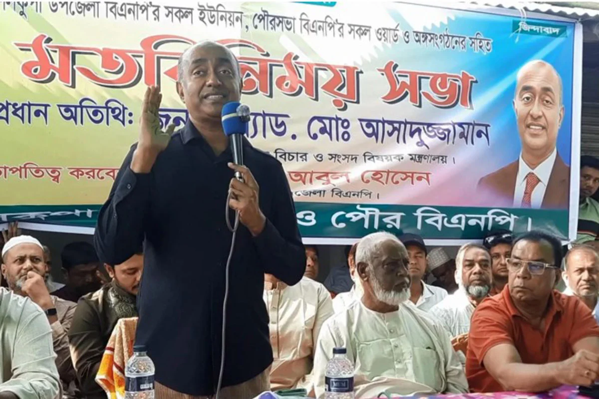 ইউপি নির্বাচনে দল যাকে মনোনয়ন দেবে তার পক্ষেই কাজ করতে হবে: আইনমন্ত্রী