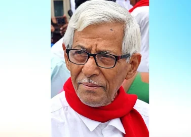 কমিউনিস্ট নেতা স্বদেশ ভট্টাচার্যের মৃত্যুতে বিপ্লবী ওয়ার্কার্স পার্টির শোক