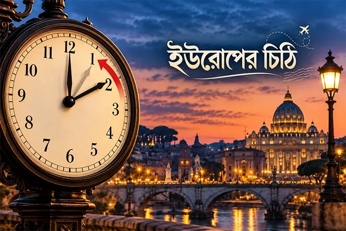 ঘড়ির কাঁটা পেছালো ইউরোপে, বদলে গেল সময়ের হিসাব