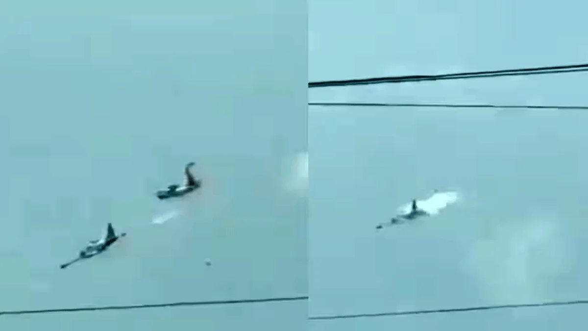 মাঝ আকাশে দুই বিমানের সংঘর্ষ, নিহত ৪