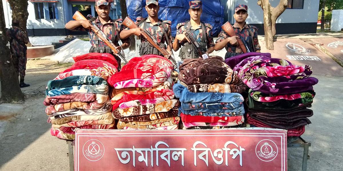 সিলেট সীমান্তের ৭টি রুট থেকে ২০ লাখ টাকার চোরাইপণ্য জব্দ