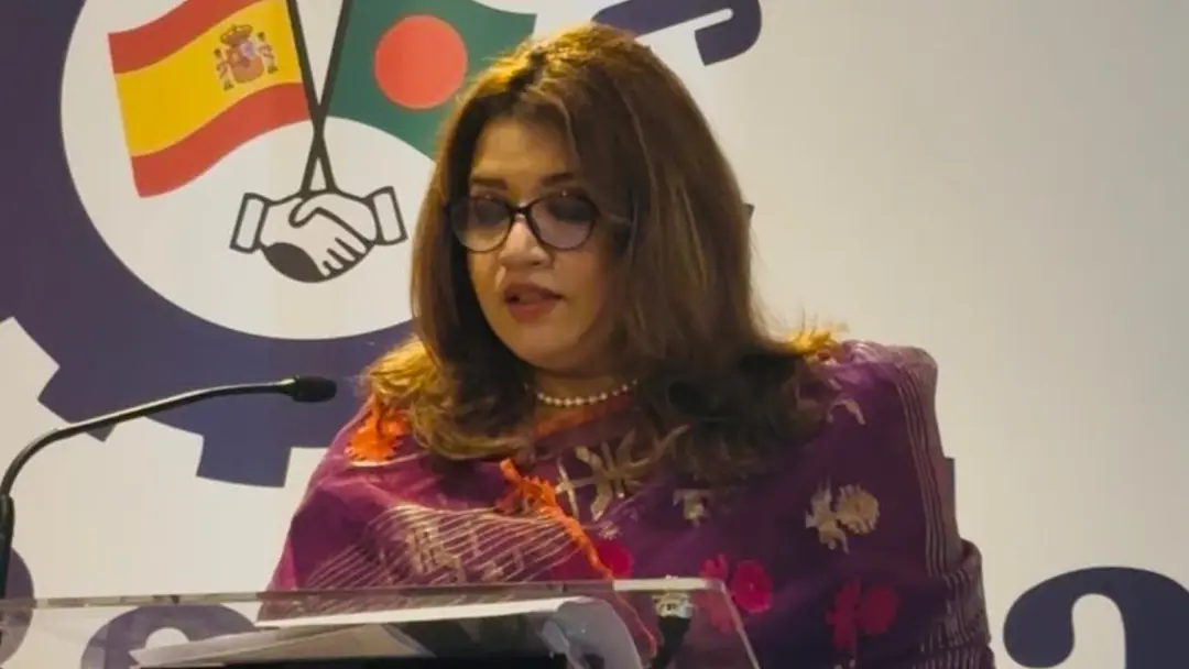 স্পেনের সঙ্গে বিনিয়োগ সম্প্রসারণে জোর প্রতিমন্ত্রী শামা ওবায়েদের