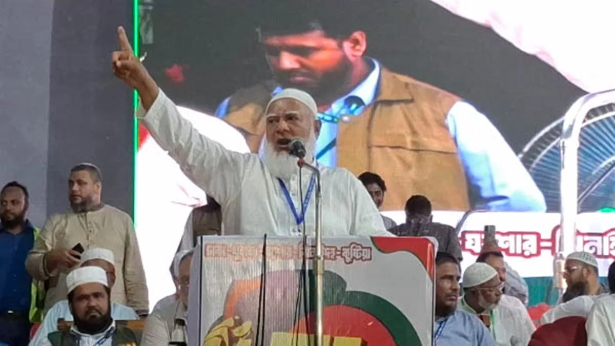 সোজা আঙুলে ঘি না উঠলে আঙুল বাঁকা করতে বাধ্য হবো জামায়াত আমির